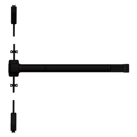 Von Duprin Grade 1 Surface Vertical Rod Exit Bar, 36-in Fire-Rated Device, Fits 84-in Door, Exit Only, Less Dog 2227EO-F 3 695